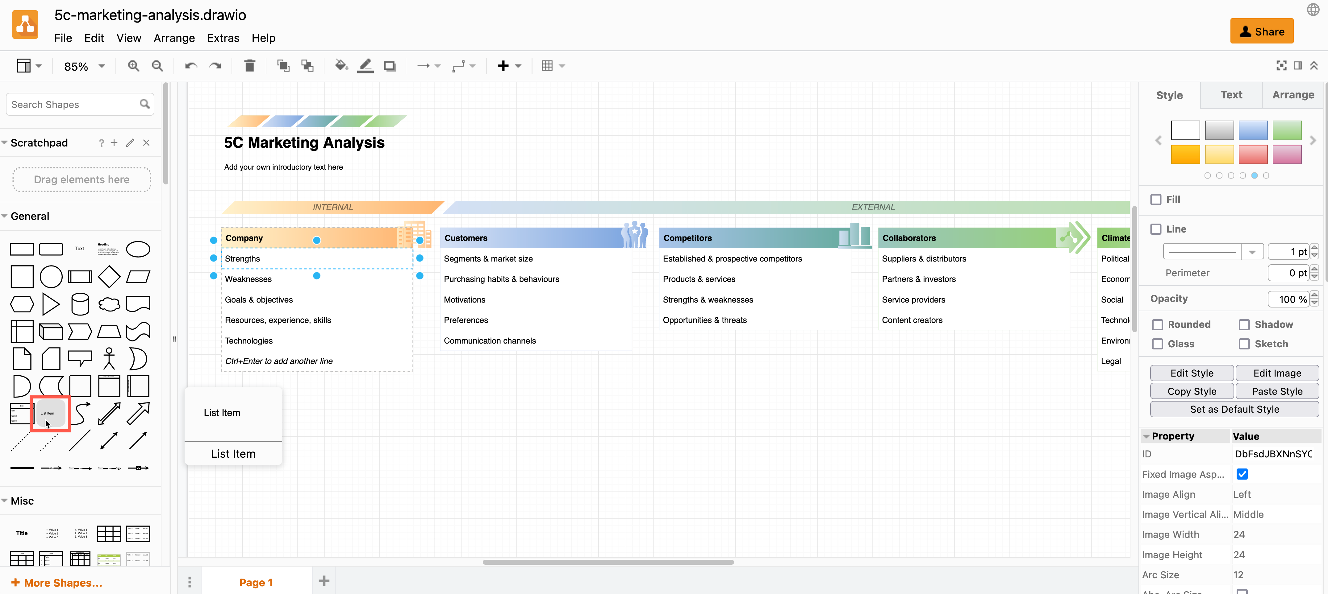 draw.io has many Venn diagram templates with various numbers of sets