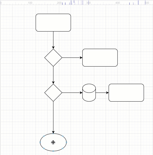 Move, resize, rotate and delete shapes in draw.io