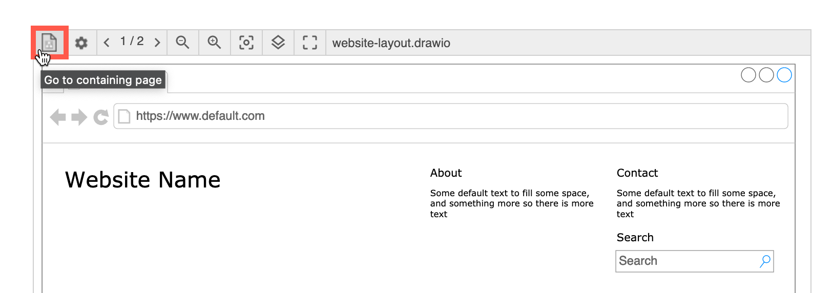 Go to the page containing the original diagram when you want to edit an embedded draw.io diagram in Confluence Cloud