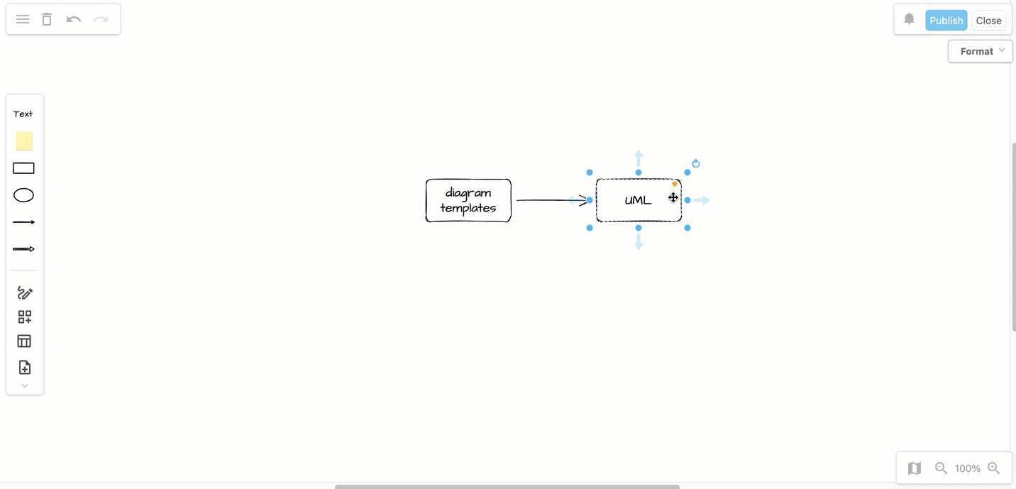 Connect and add branches to your mindmap in the draw.io Board online whiteboard macro