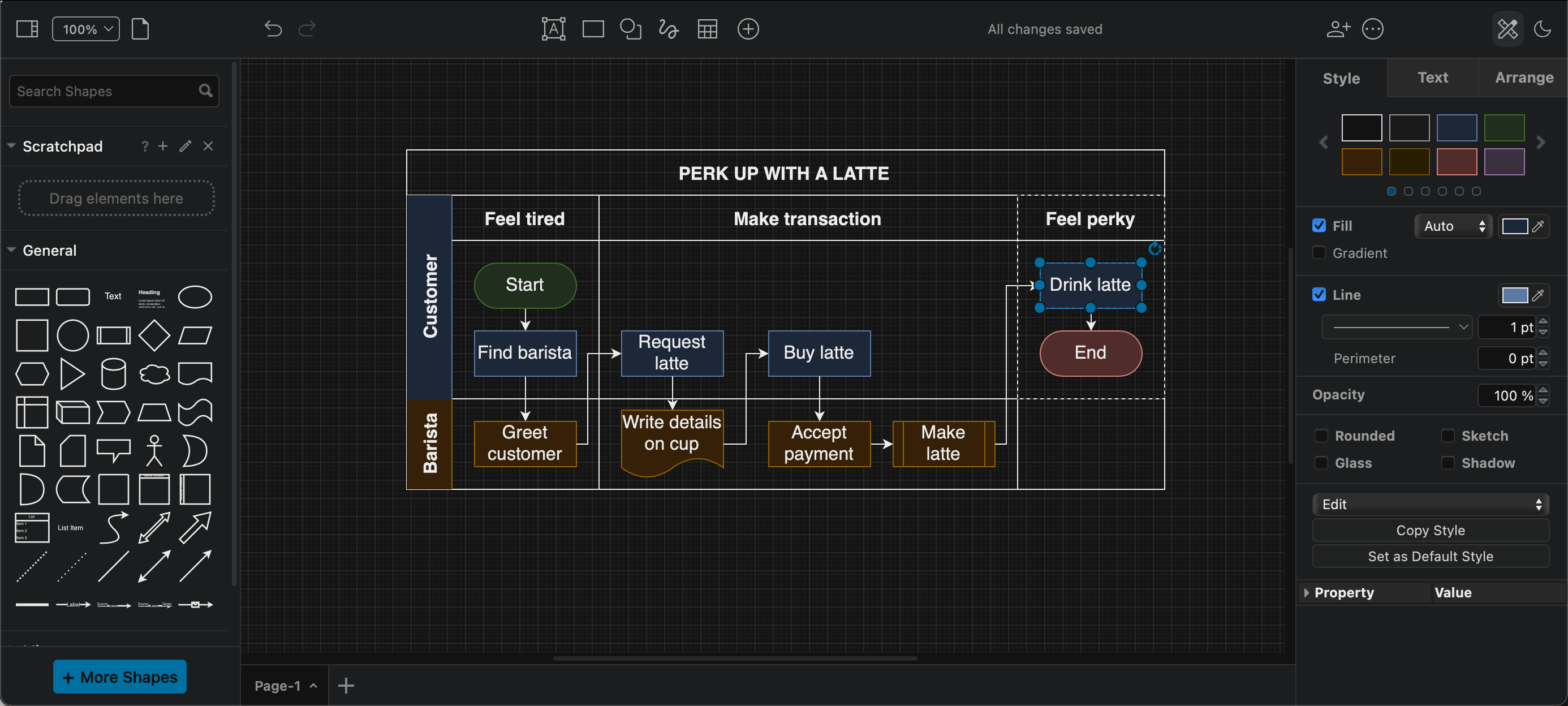 Blog Use the diagram editor in dark mode