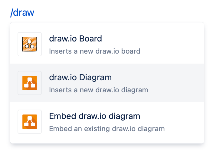 Add the draw.io Diagram macro to insert a diagram into Confluence Cloud
