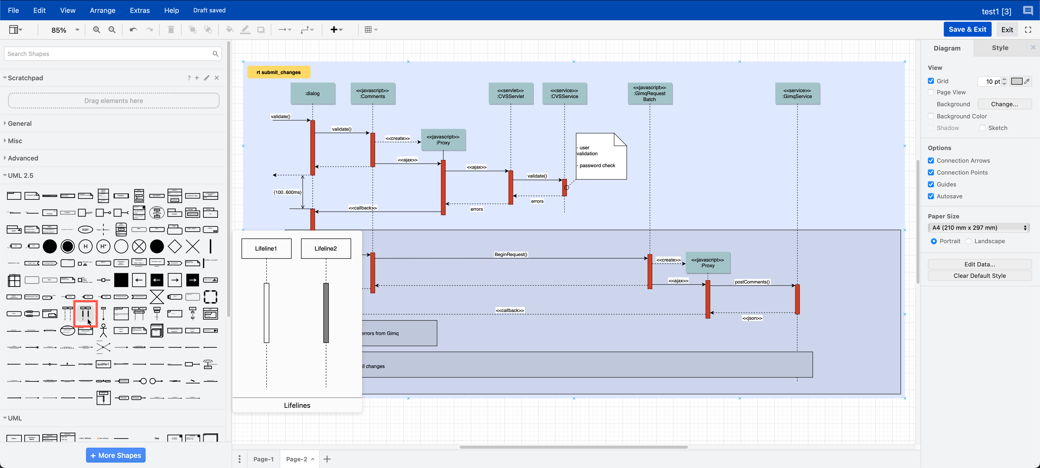 The draw.io desktop app has all the same shape libraries and tools as draw.io in Confluence DC - collaborate securely with your external partners using our offline app