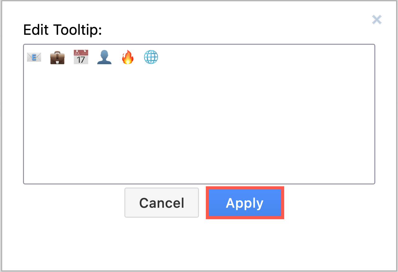 You can use emoji in tooltips in draw.io