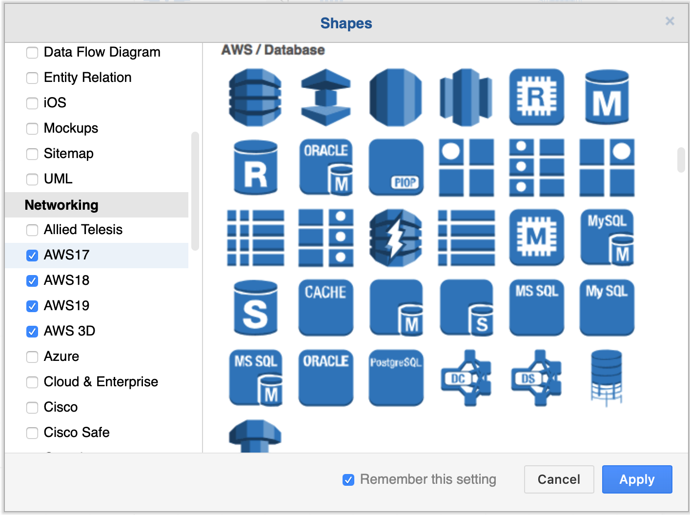 Enable the AWS libraries