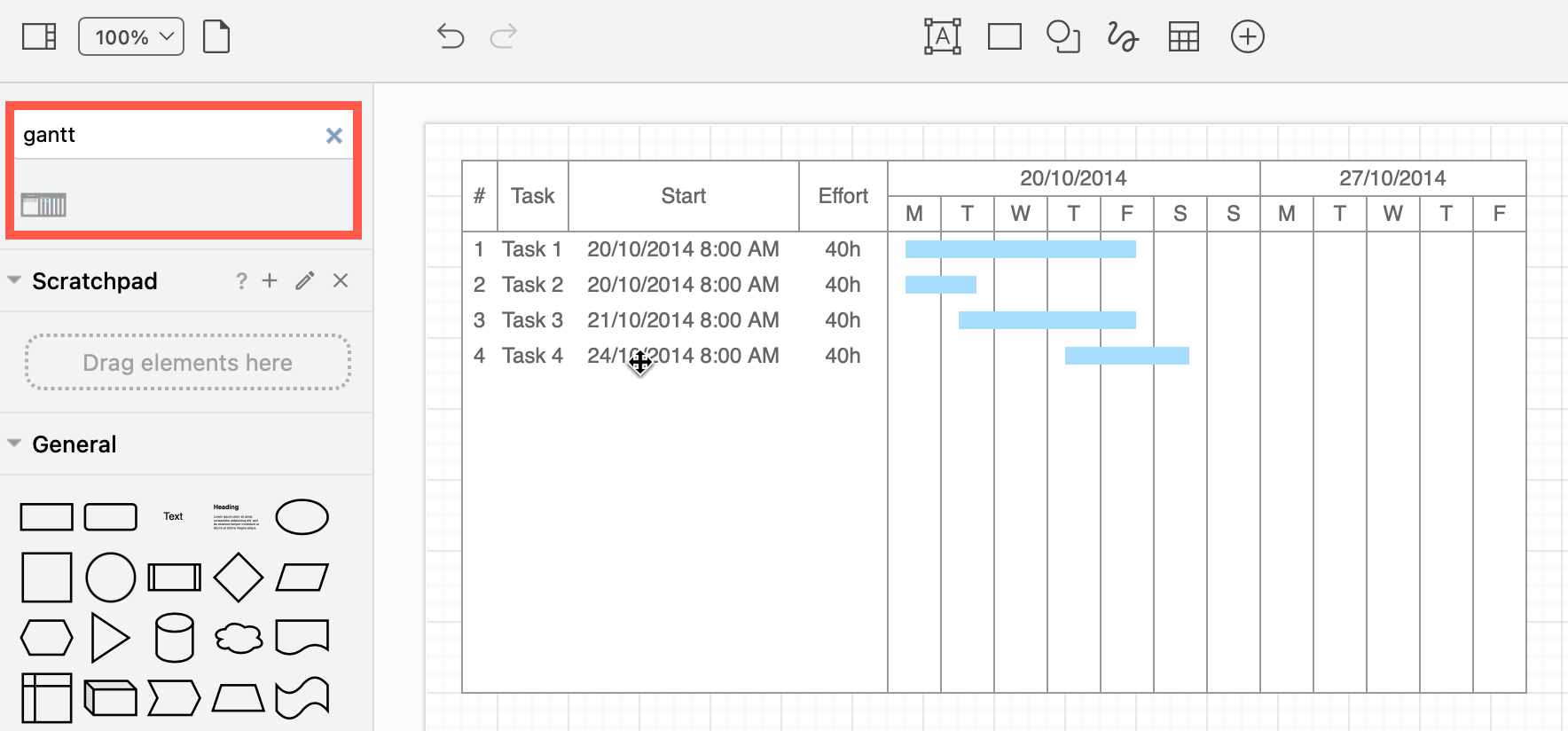 Draw Io Gantt Chart