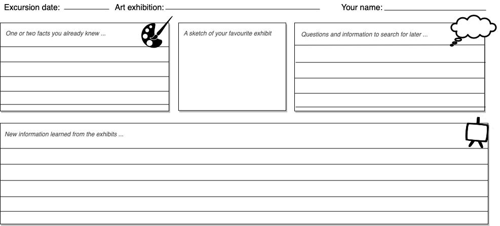 It's faster to prepare attractive handouts in draw.io than in word processing applications