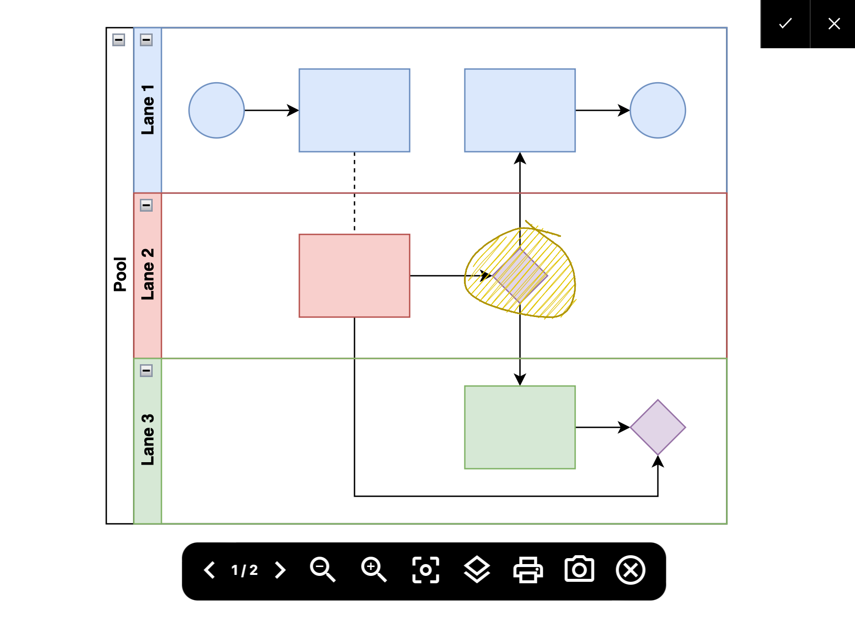 View a draw.io diagram attached to a Jira Cloud issue in the lightbox viewer