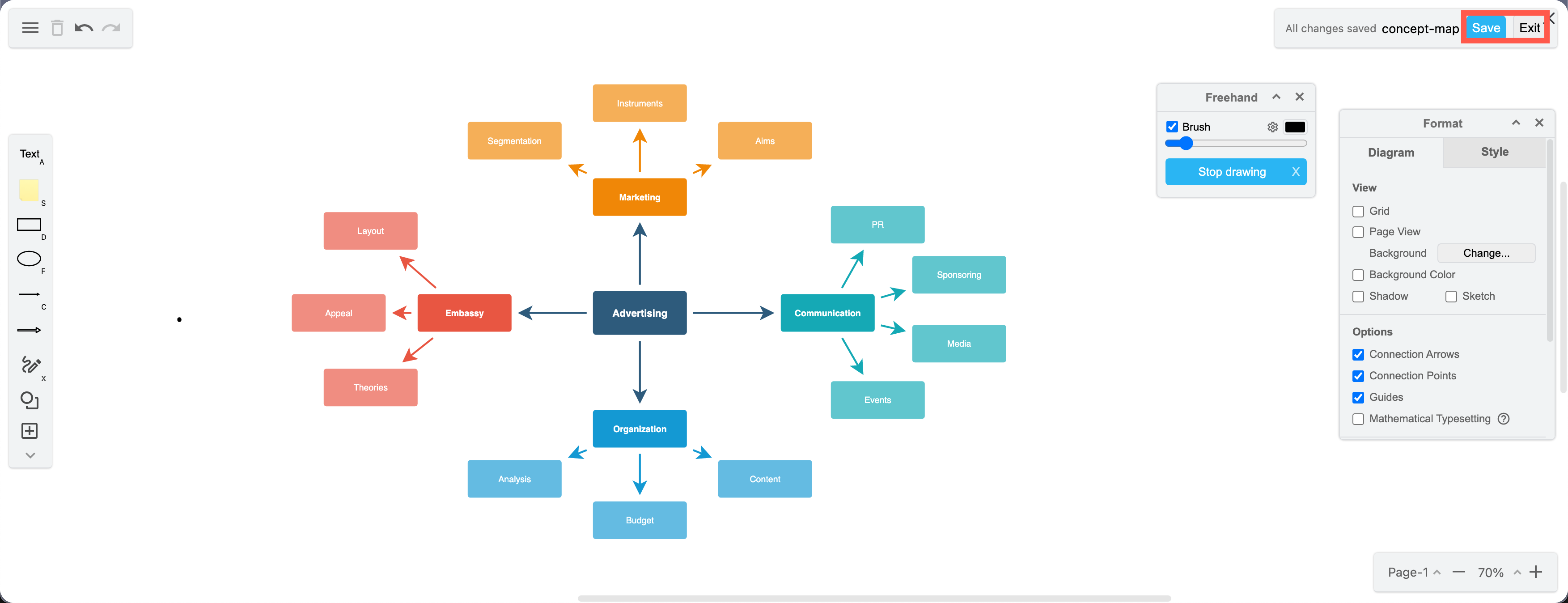 Click Create Board to add a new online whiteboard in your Monday Workspace using draw.io