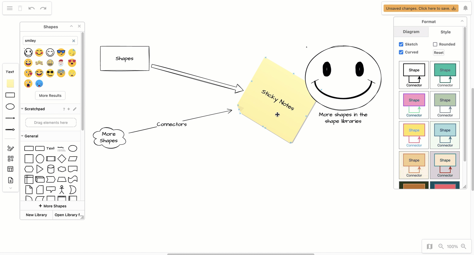 Blog - How to use sketch.diagrams.net as an online whiteboard