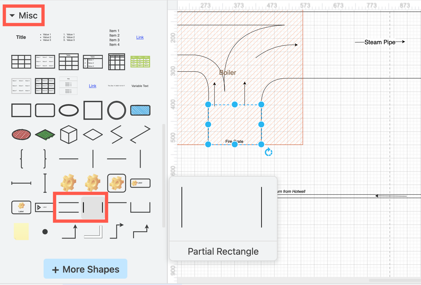 Use partial rectangle shapes in your Sankey diagram and attach curved connectors to their corners