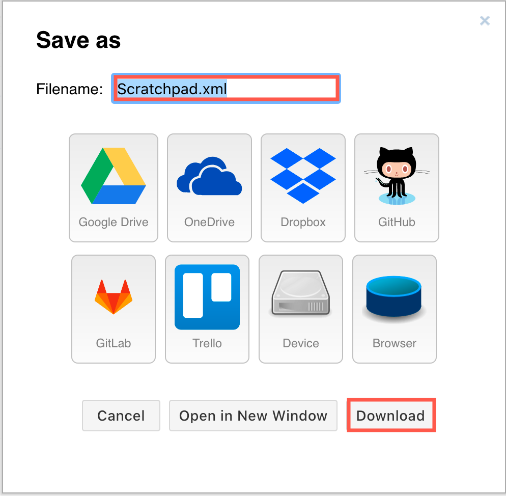 Use The Scratchpad In Draw io