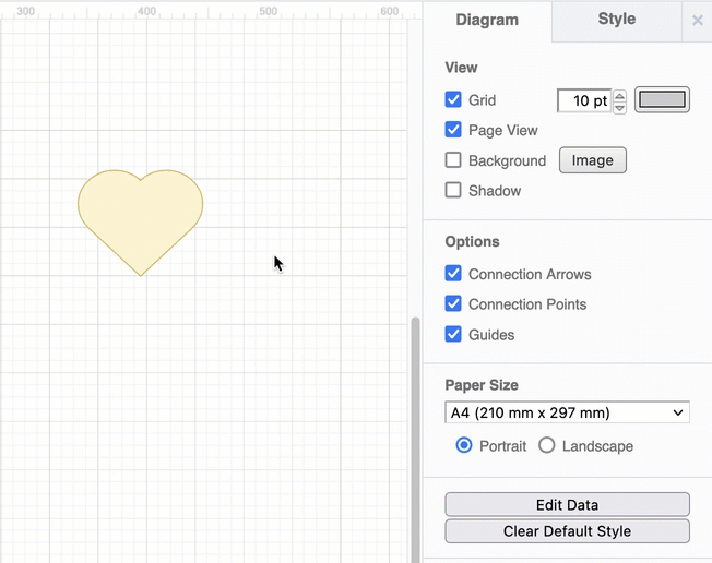 Keep the height/weight ratio of the shape on resize with the Constrain Proportions option in the Arrange tab