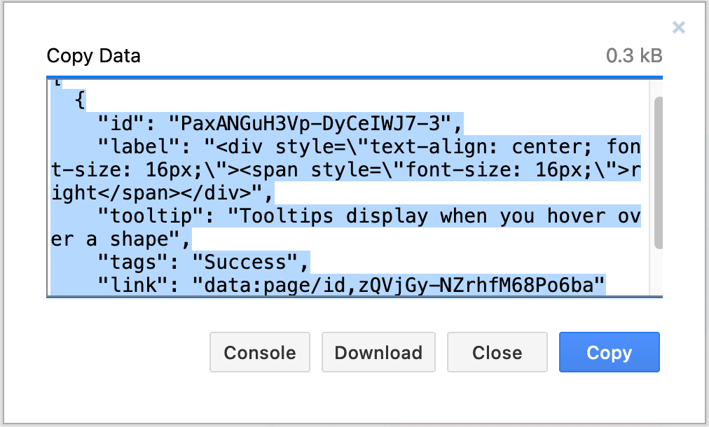 Extract the shape's data as it appears in XML