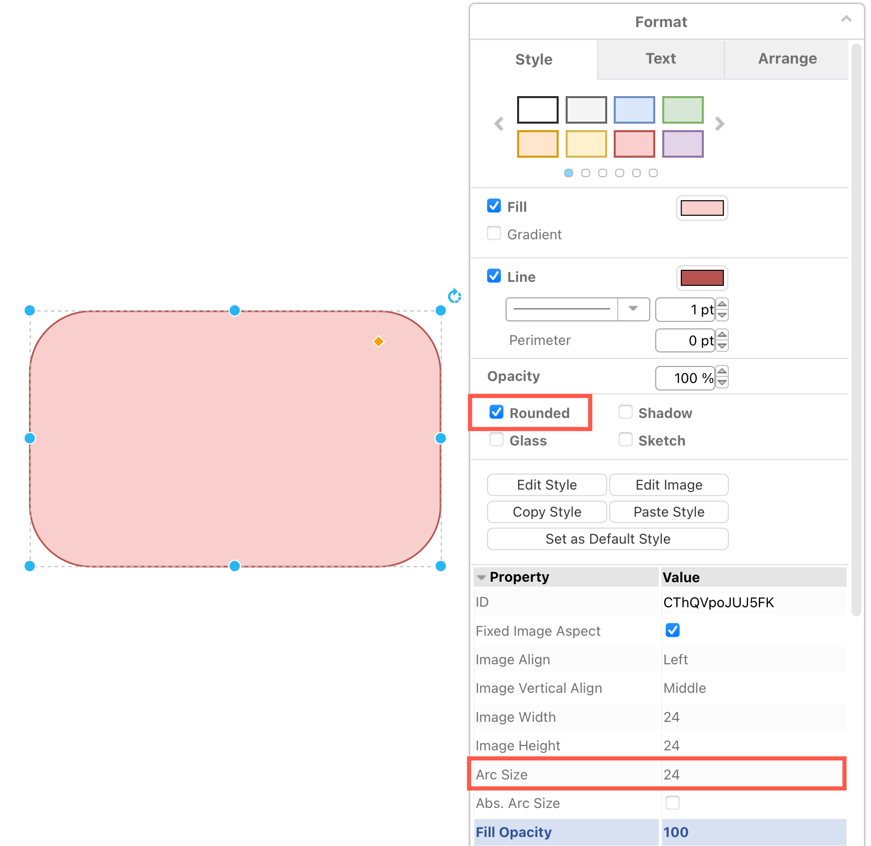 Add a larger gap between the start or end of a connector and its connected shape