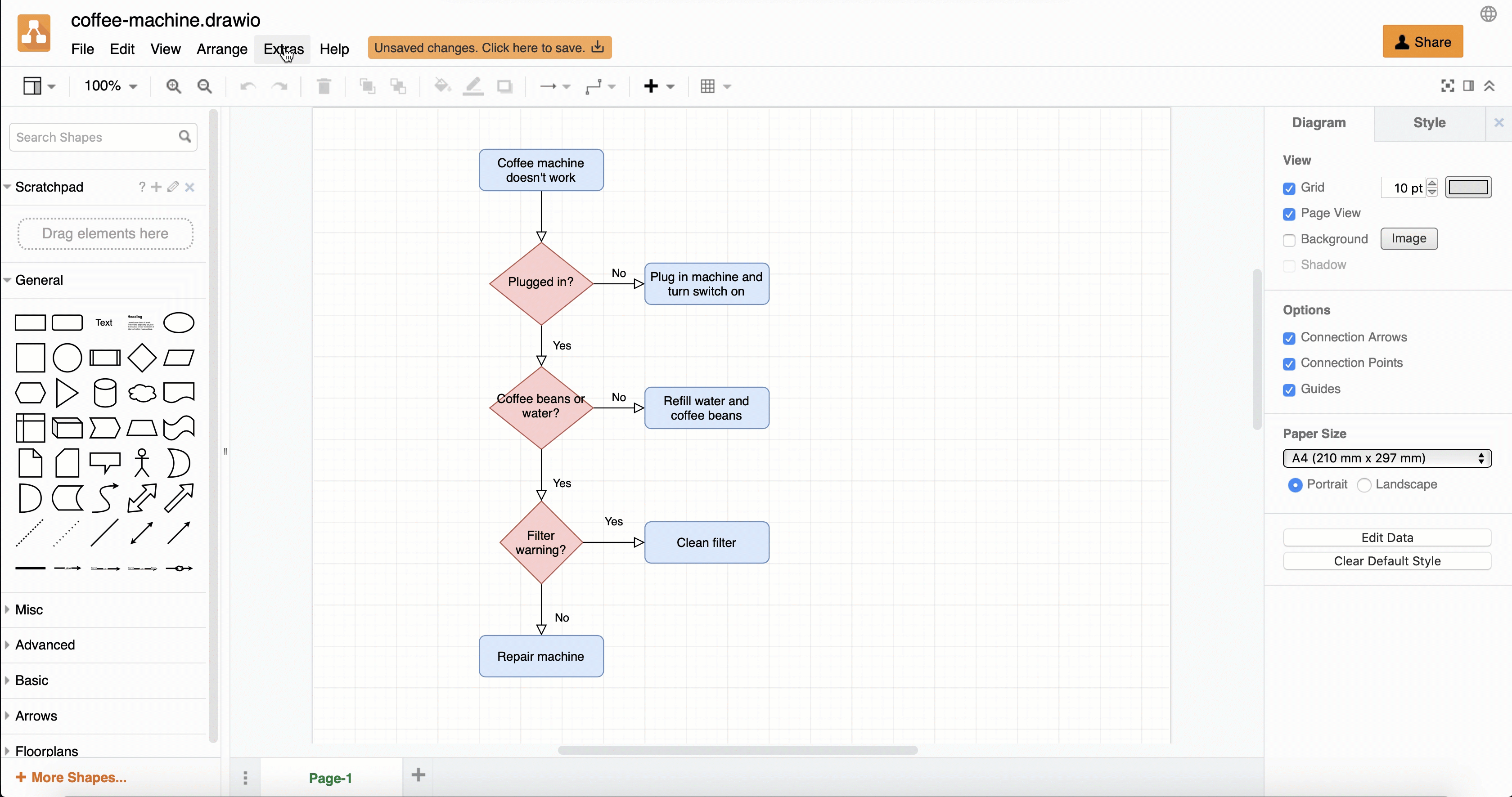 Use the text plugin to extract all of the text in your diagram quickly and easily