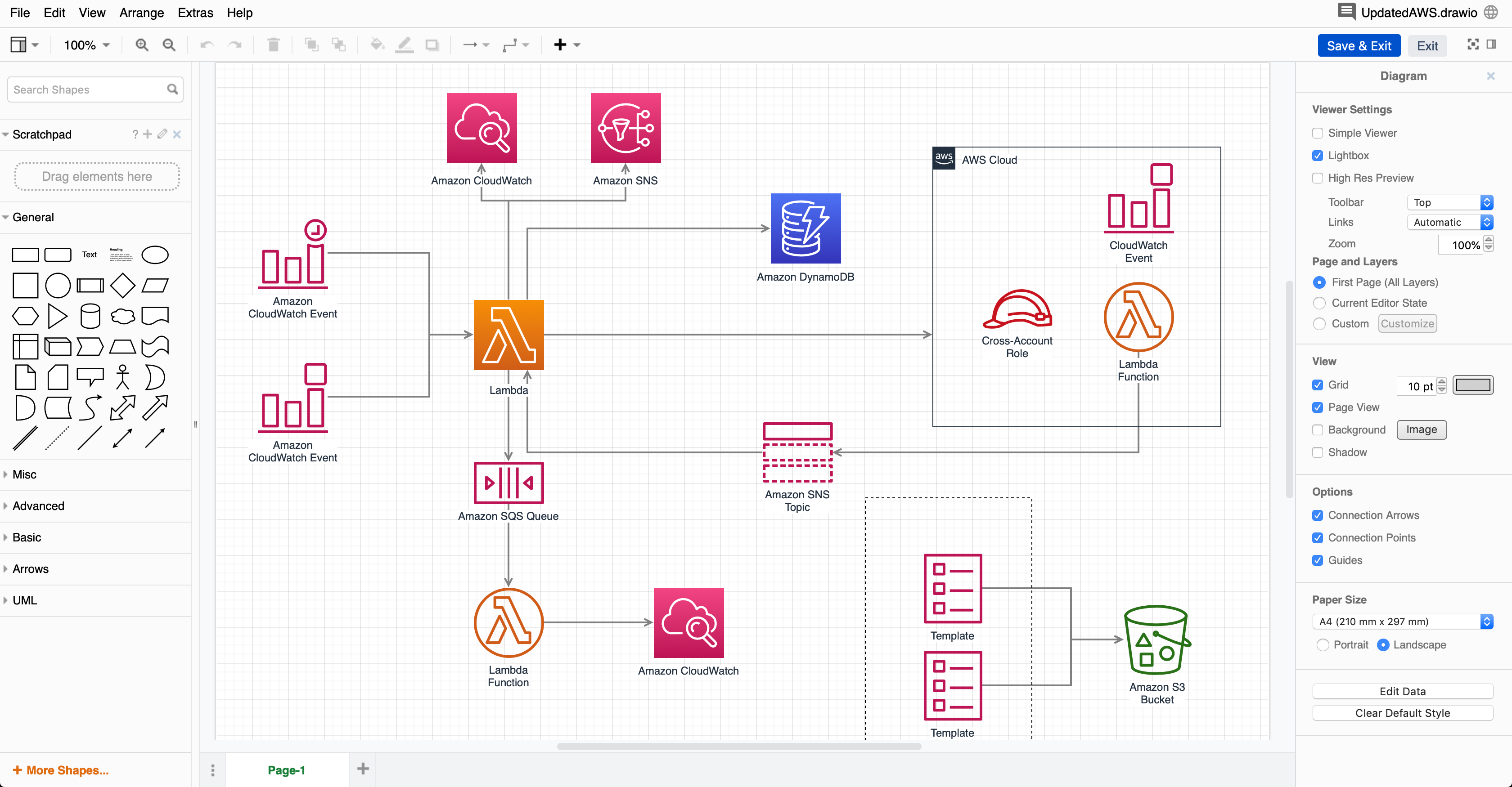 Kennedy theme in draw.io for Confluence Cloud