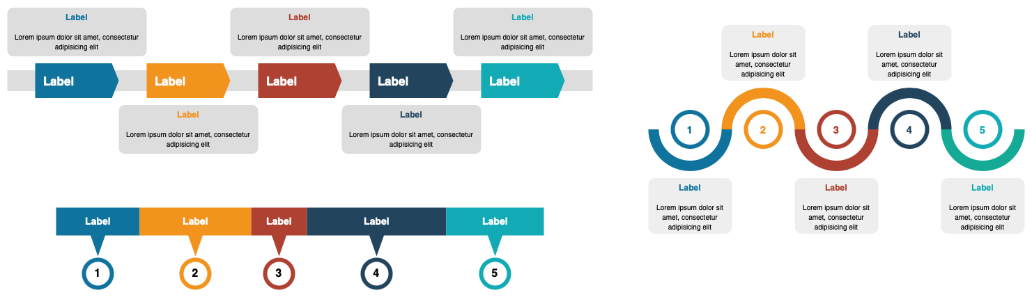 Premium Vector | Hand drawn template timeline infographic