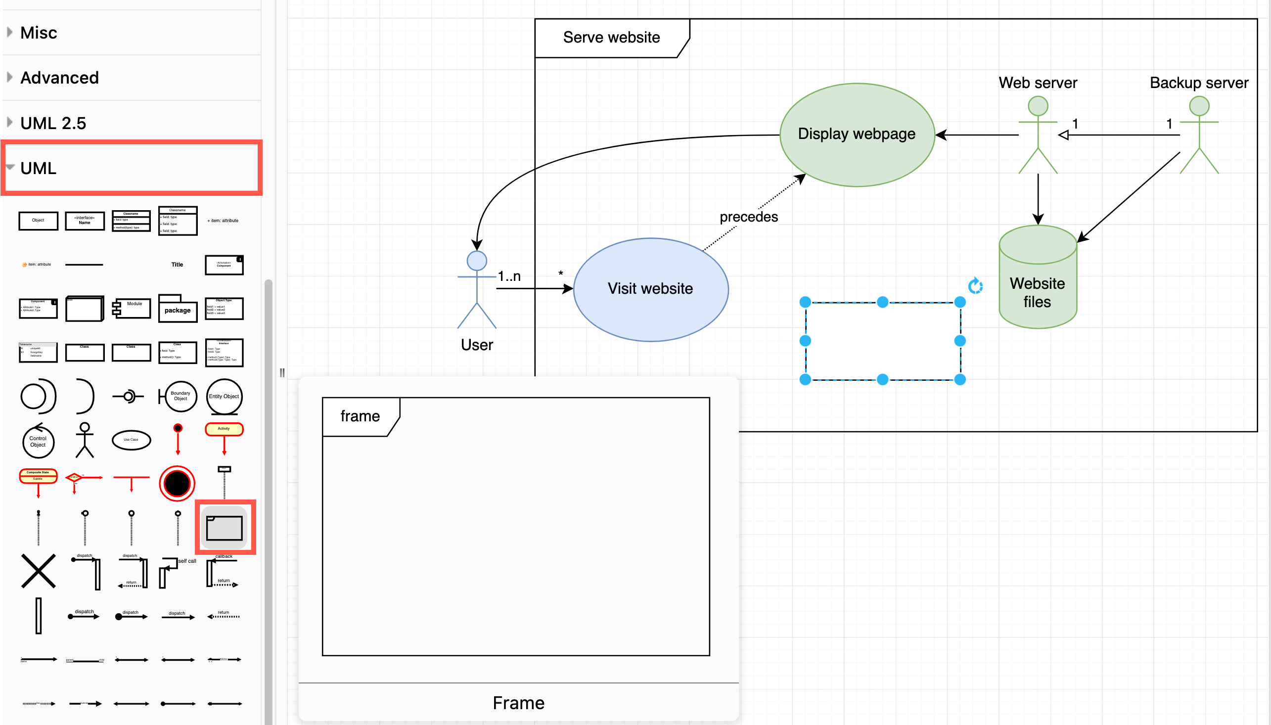 Hover over any shape to see a larger preview