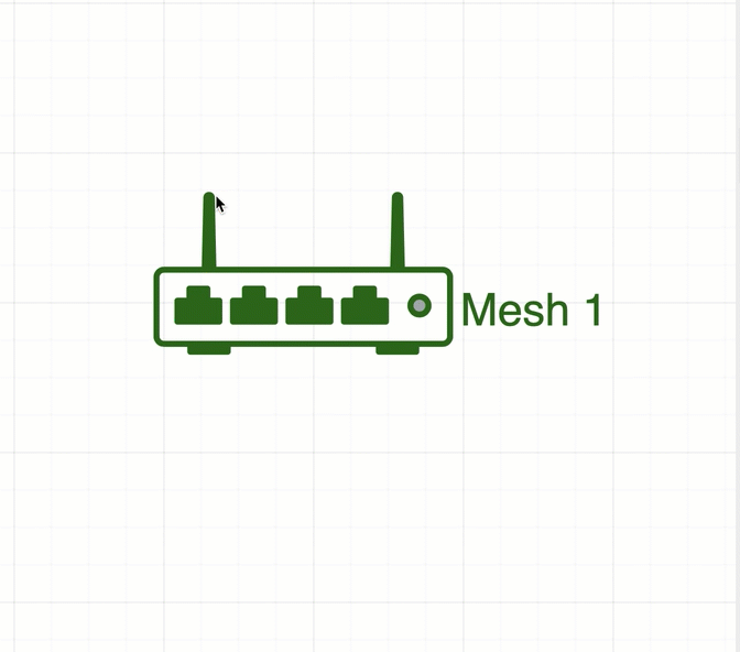 Edit an existing shape's connection points to attach connectors precisely where you want them to go