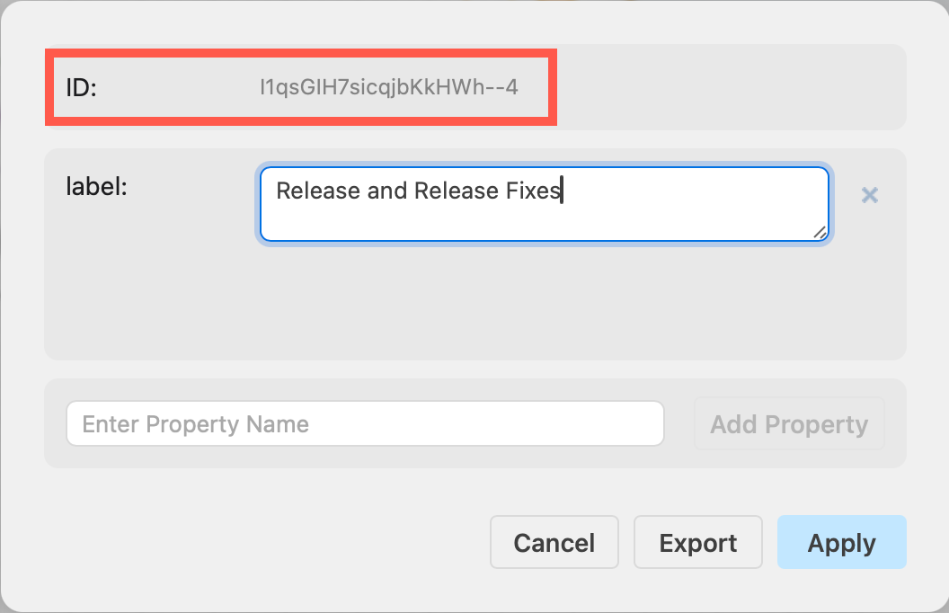 Select Edit Data on a shape or a page to see its ID