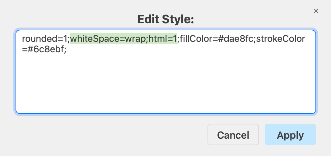 Enable word wrapping and HTML labels in the style options to add line breaks to shapes if they had been deactivated