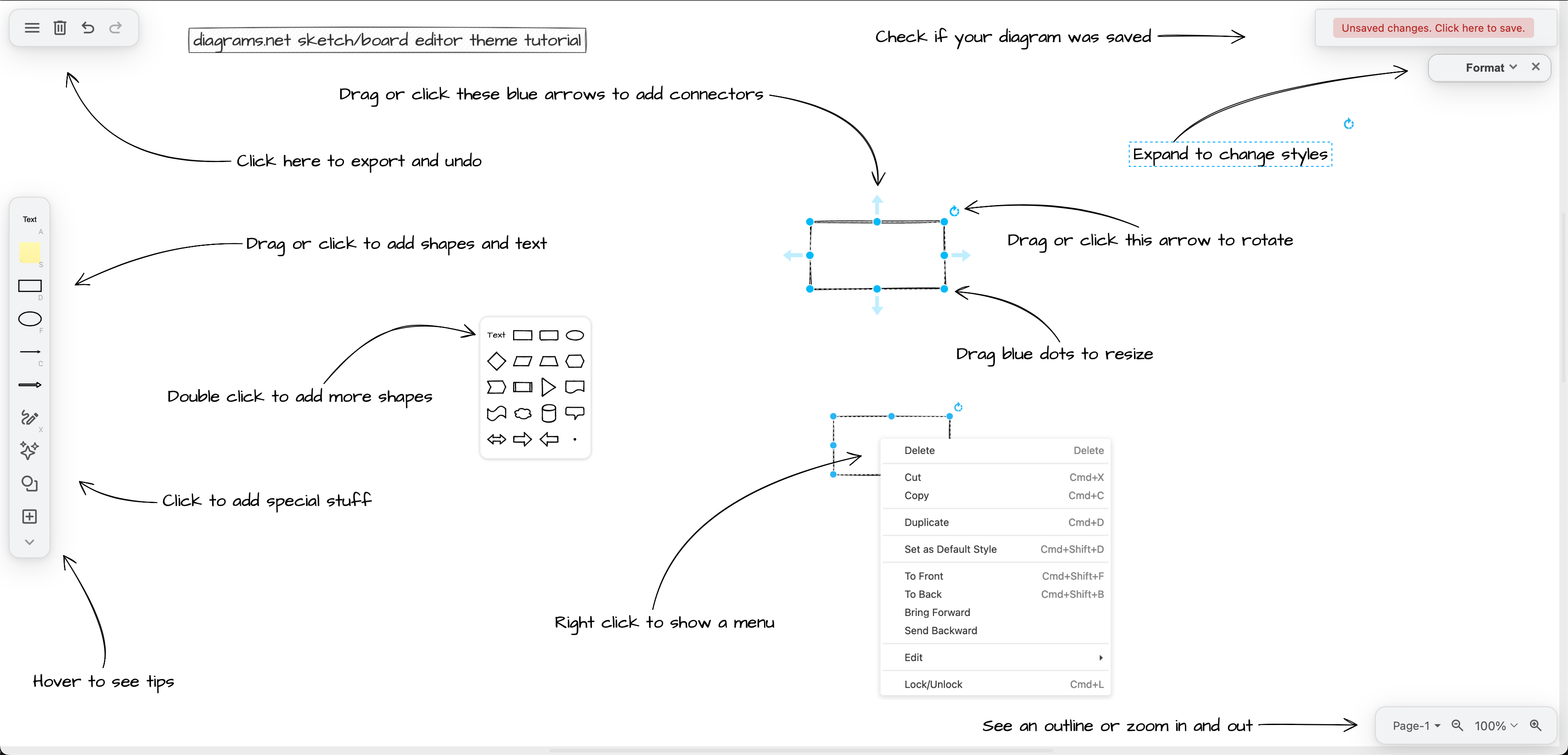 Sketch editor theme is currently being developed